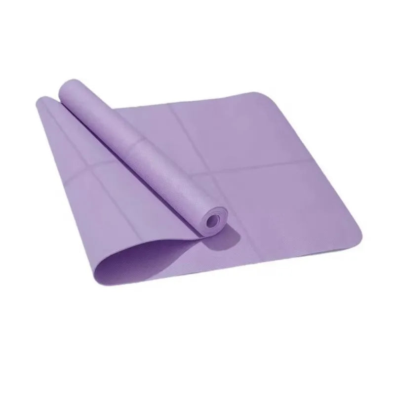 Yoga Mat Anti-Skid Sports Fitness EVA Comfort Foam 4MM Thick Yoga Mat for Exercise Yoga and Pilates Gymnastics Mat