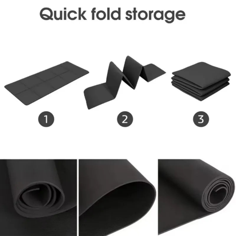 Yoga Mat Anti-Skid Sports Fitness EVA Comfort Foam 4MM Thick Yoga Mat for Exercise Yoga and Pilates Gymnastics Mat